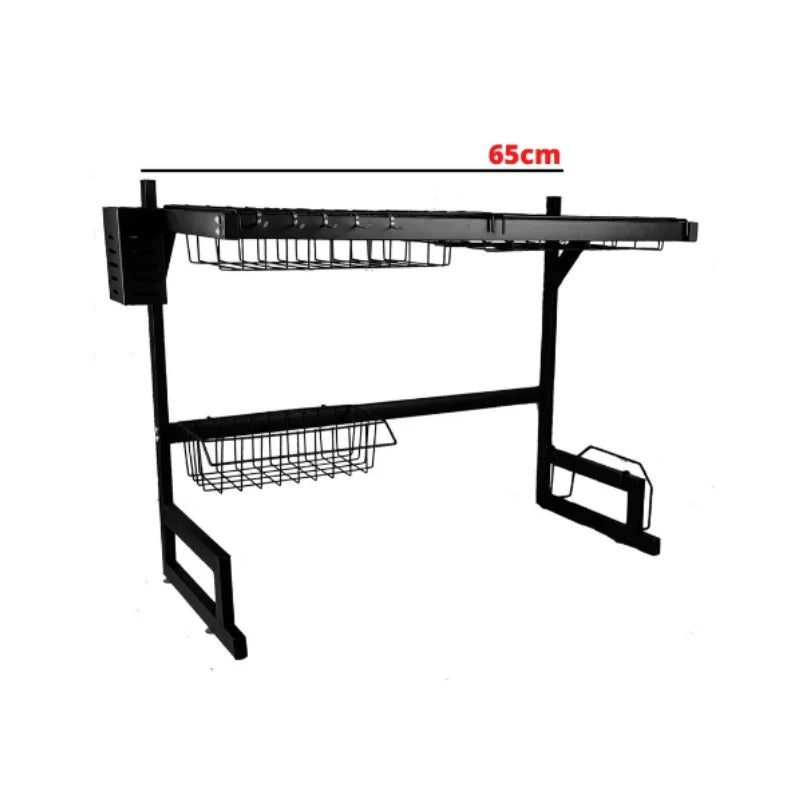Kitchen Dinnerware Rack Inox Anti Rust Painting Sia Organizer-65 or 85 cm