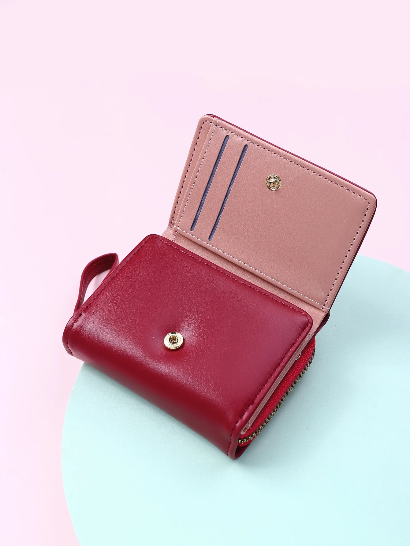 Marca de luxo das mulheres pequena carteira titular do cartão feminino carteiras curtas com bolsa de moedas para mulher senhoras couro do plutônio ferrolho mini embreagem