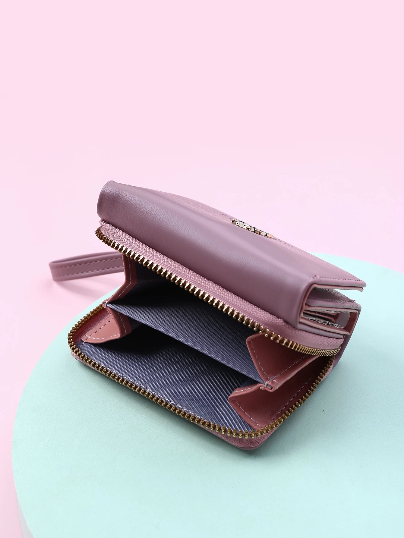 Marca de luxo das mulheres pequena carteira titular do cartão feminino carteiras curtas com bolsa de moedas para mulher senhoras couro do plutônio ferrolho mini embreagem