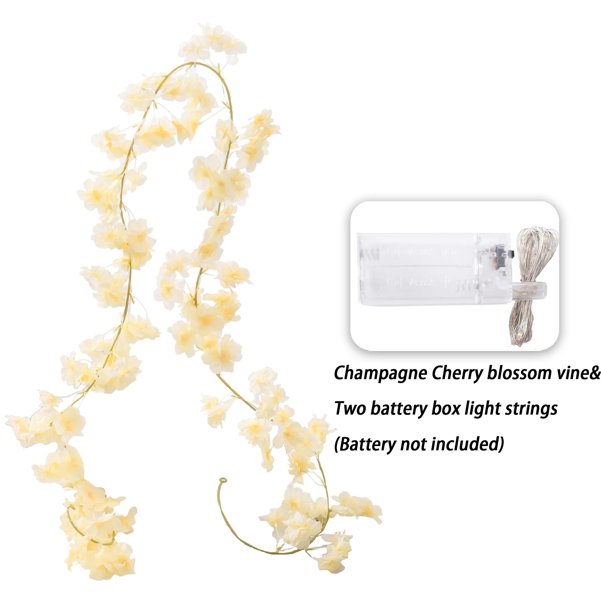 180cm artificial sakura flores videira casamento jardim rosa arco decoração de festa em casa natal nupcial falso seda scrapbook plantas
