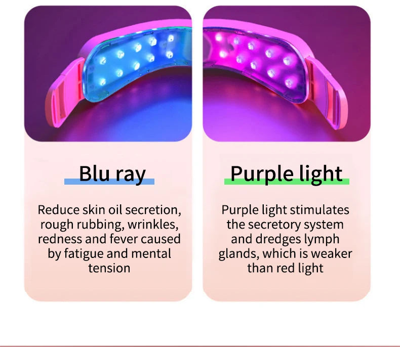 Dispositivo de levantamento facial led fóton terapia facial emagrecimento vibração massageador facial aquecido queixo duplo v rosto vibração massageador