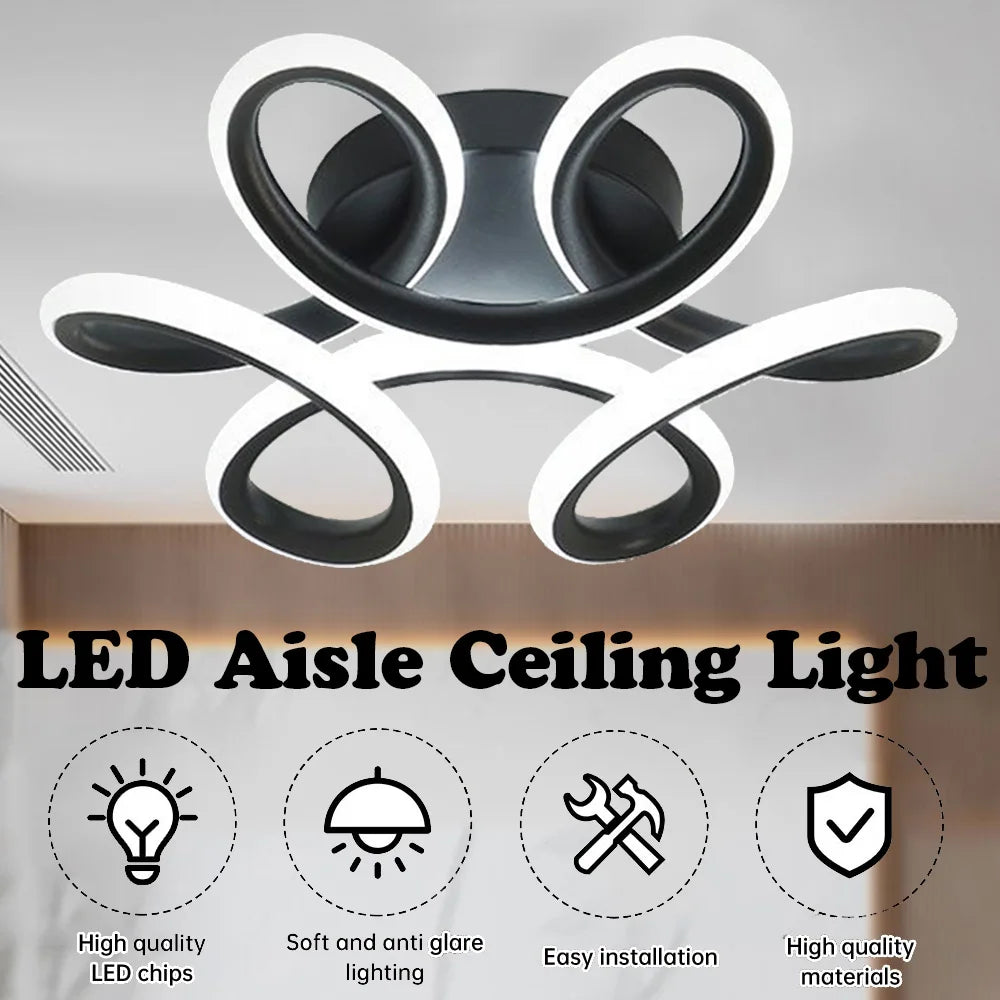Led corredor luz de teto moderno corredor varanda quarto sala estar lustre teto luminária interior eletrodomésticos