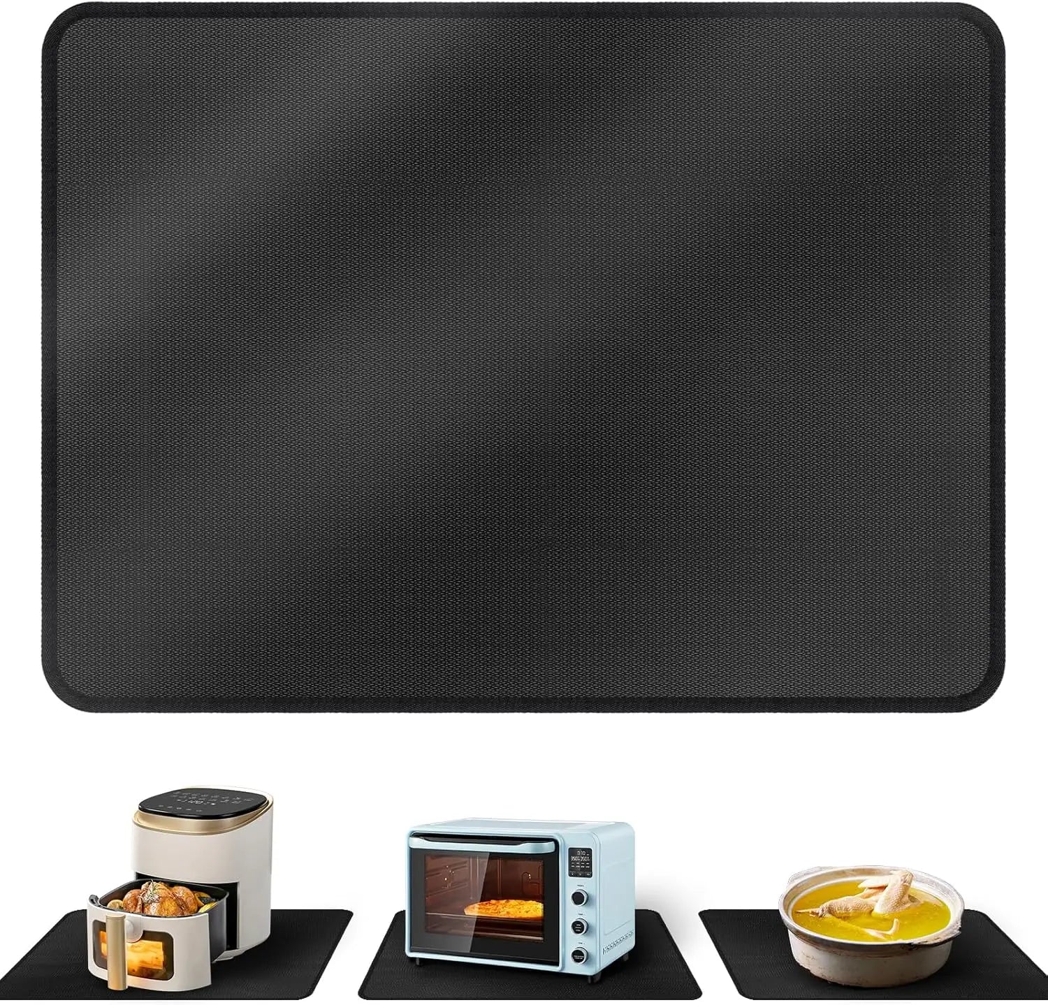 Heat Resistant Mats For Countertop silicone mats for kitchen counter Nonskid Heat Resistant Mats for Air Fryer Coffee Maker Oven