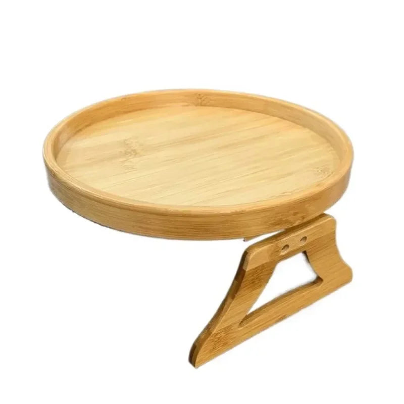 Bandeja de braço para sofá, clipe para braço, mesa portátil, suporte de copo, bandeja de apoio de braço para lanches, bebidas, controle remoto, café
