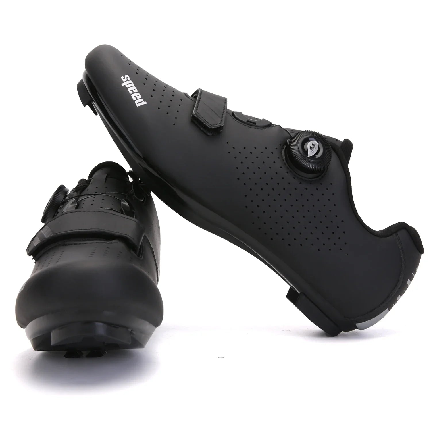 Tênis profissional masculino ultraleve fivelas duplas sapatos de ciclismo mtb luminoso sapatos de bicicleta de estrada auto-bloqueio sapatos de grampo de bicicleta