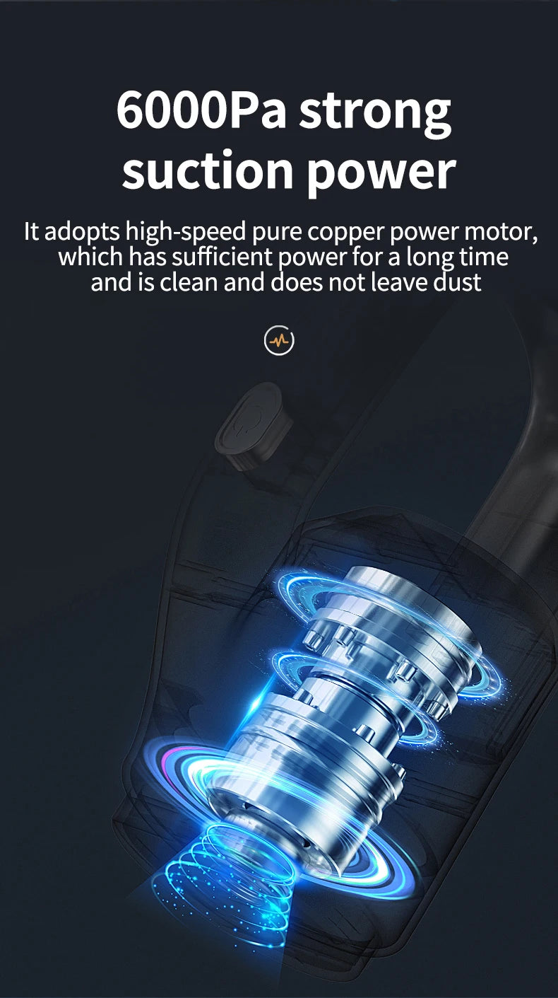 Handheld Vacuum Cleaner Rechargeable Auto Cordless Vacuum Mini Vacuum Cleaner Portable Vacuum Cleaner Home Electrical Appliances