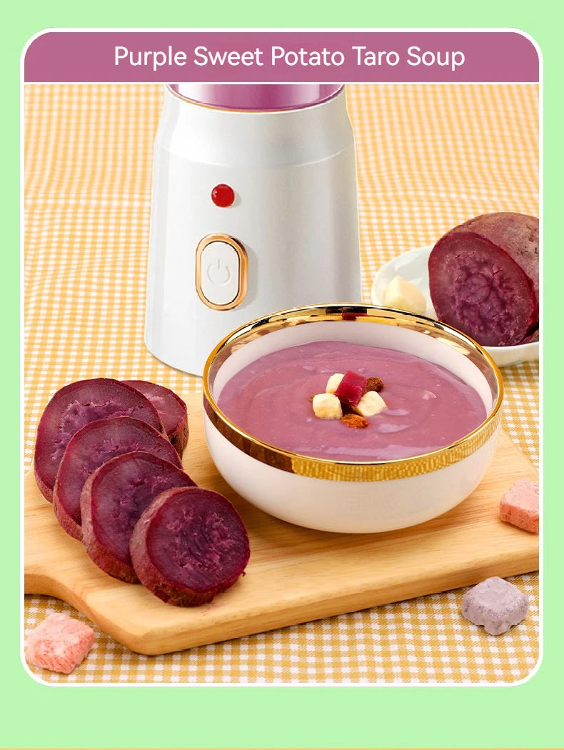 Liquidificador sem fio portátil, espremedor de frutas elétrico, máquina para esmagar gelo laranja, 10 lâminas, máquina auxiliar de alimentos, 1500ma, misturador