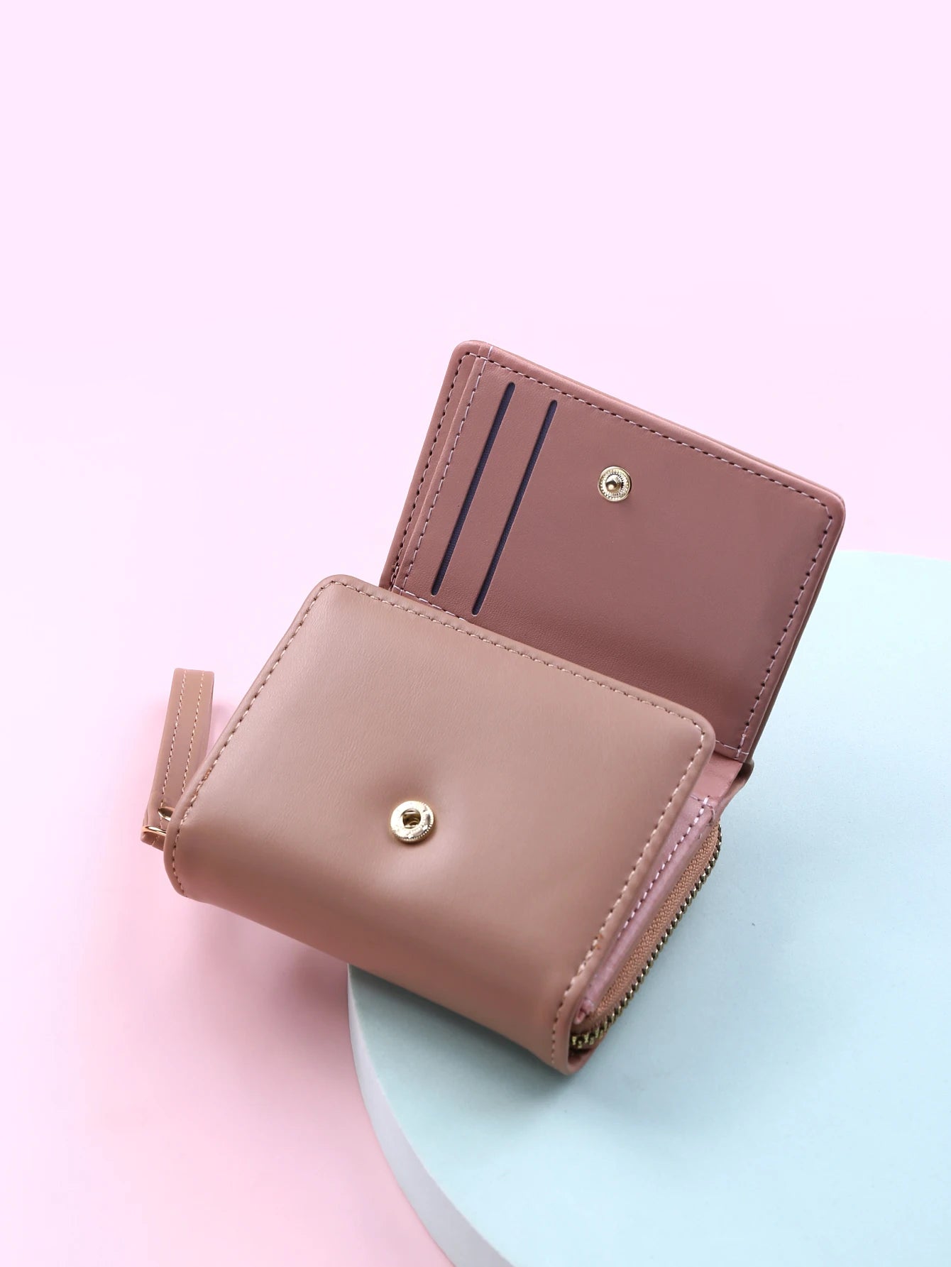 Marca de luxo das mulheres pequena carteira titular do cartão feminino carteiras curtas com bolsa de moedas para mulher senhoras couro do plutônio ferrolho mini embreagem