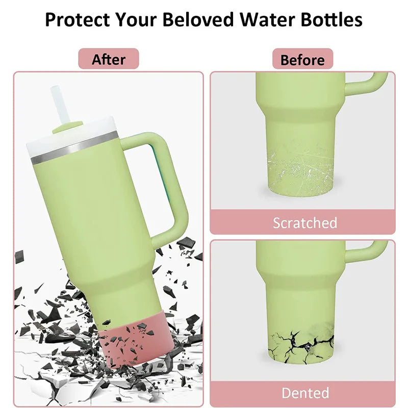 Almofada protetora de copo de silicone para Stanley Quencher Adventure 40oz Tumb