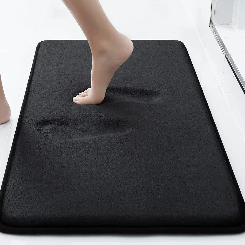 Tapete de chão super absorvente, tapete de banho super absorvente, reforçado,