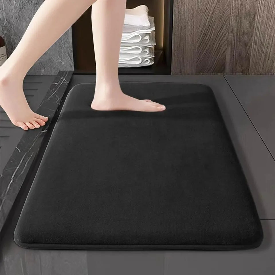 Tapete de chão super absorvente, tapete de banho super absorvente, reforçado,