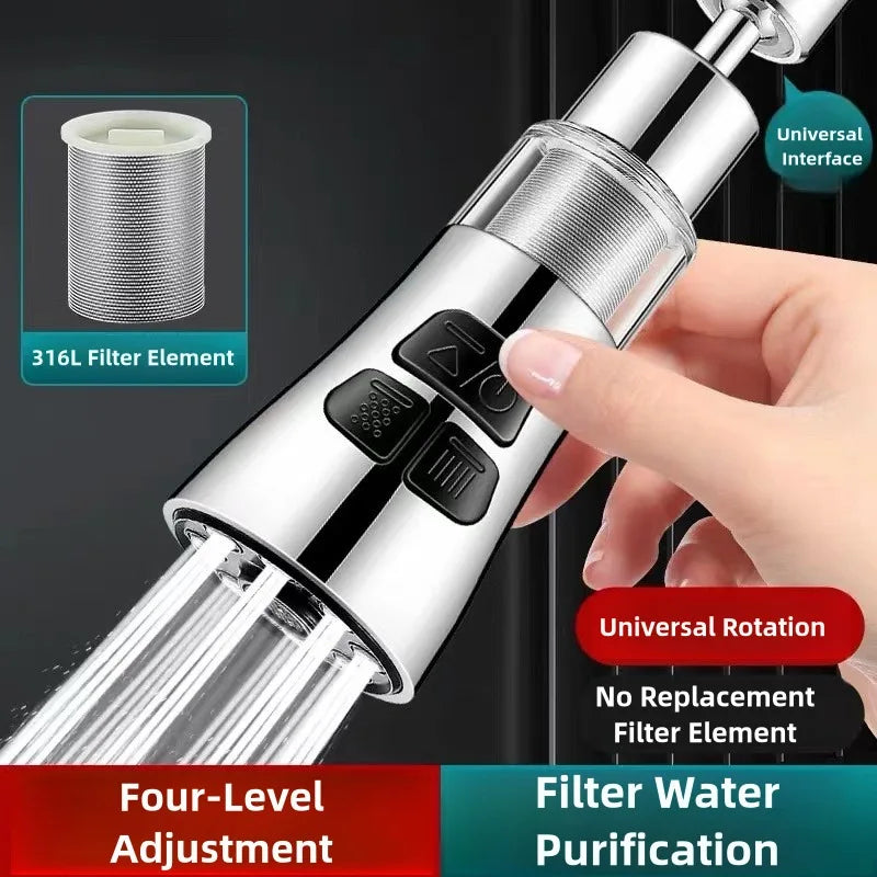 Kitchen Faucet Sprays Head Filter Home Extended Sink Faucet Strainer Washbasin Faucet Extender Bubbler Nozzle Easy to Use cocina
