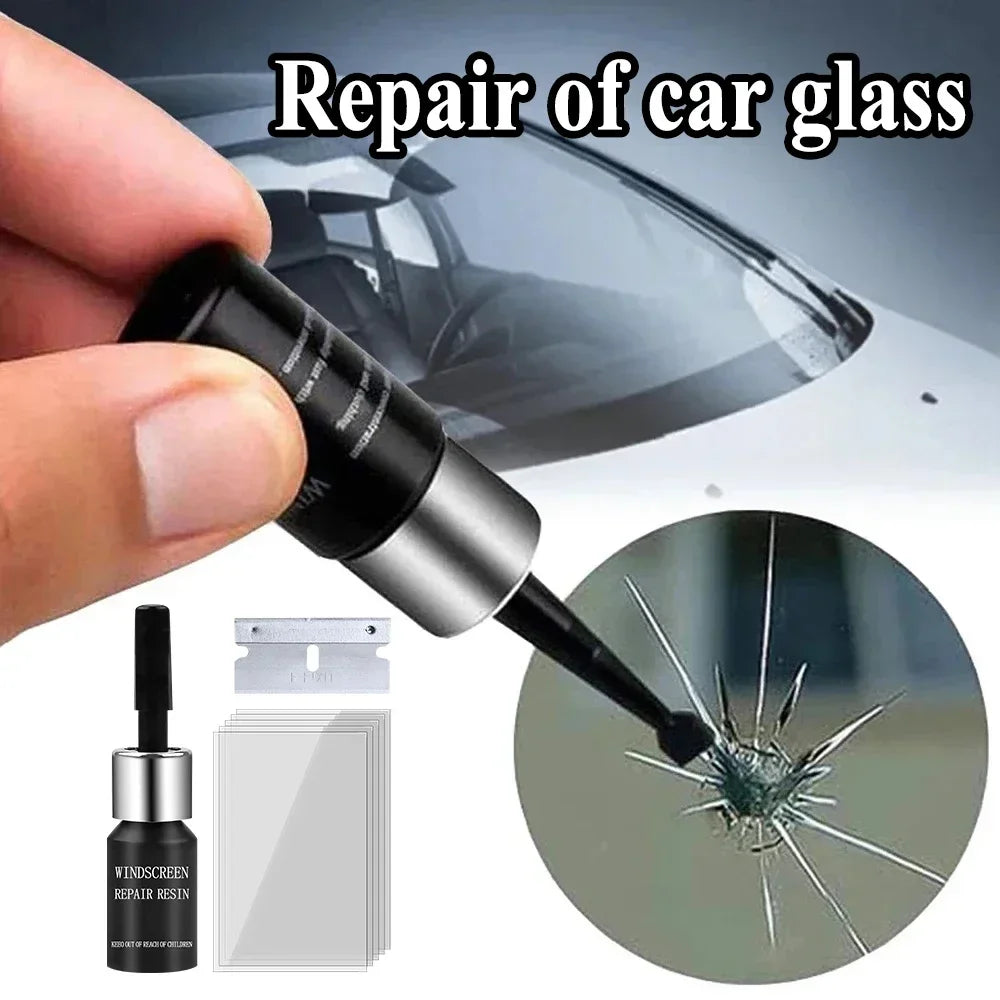 Reparação de vidro do carro janela rachaduras ido kit remover arranhões automóvel caminhão motocicletas reparação quebrada pára-brisas conjunto recuperação crack