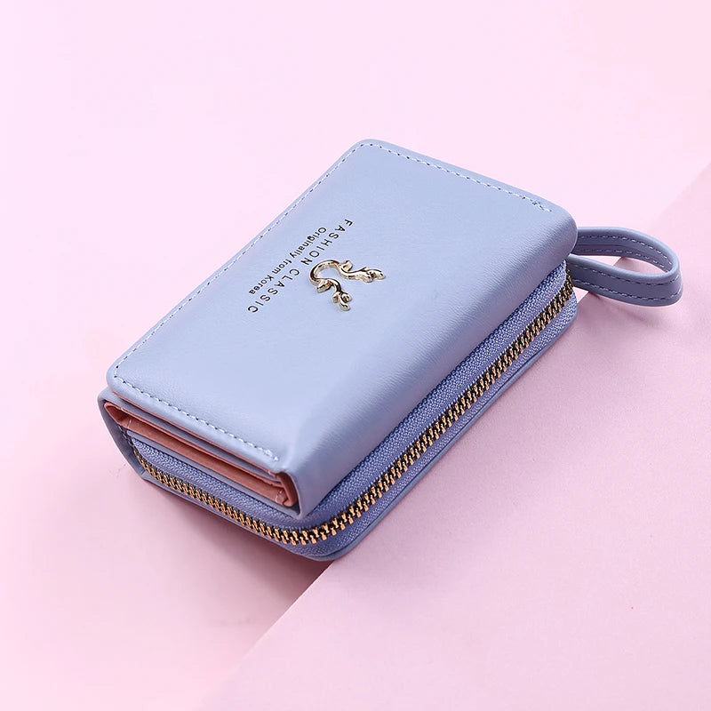 Marca de luxo das mulheres pequena carteira titular do cartão feminino carteiras curtas com bolsa de moedas para mulher senhoras couro do plutônio ferrolho mini embreagem