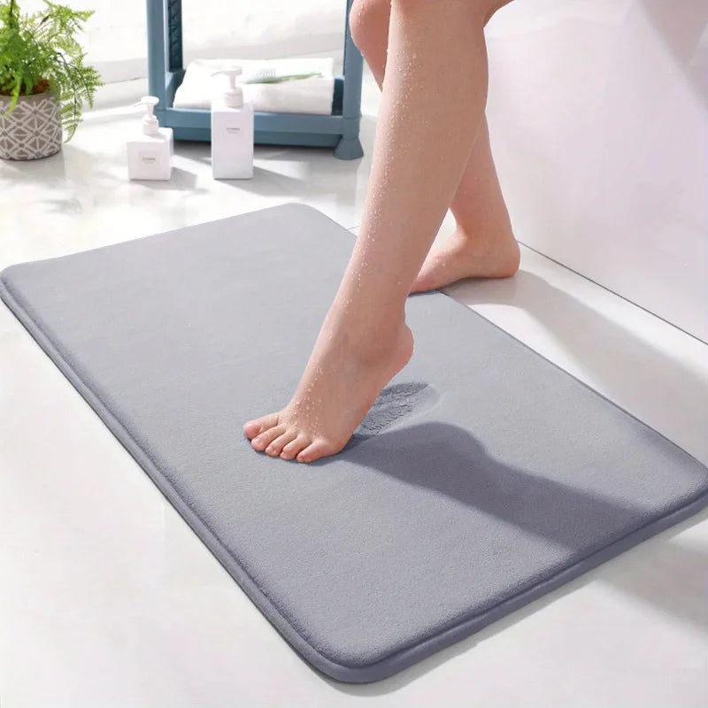 Tapete de chão super absorvente, tapete de banho super absorvente, reforçado,