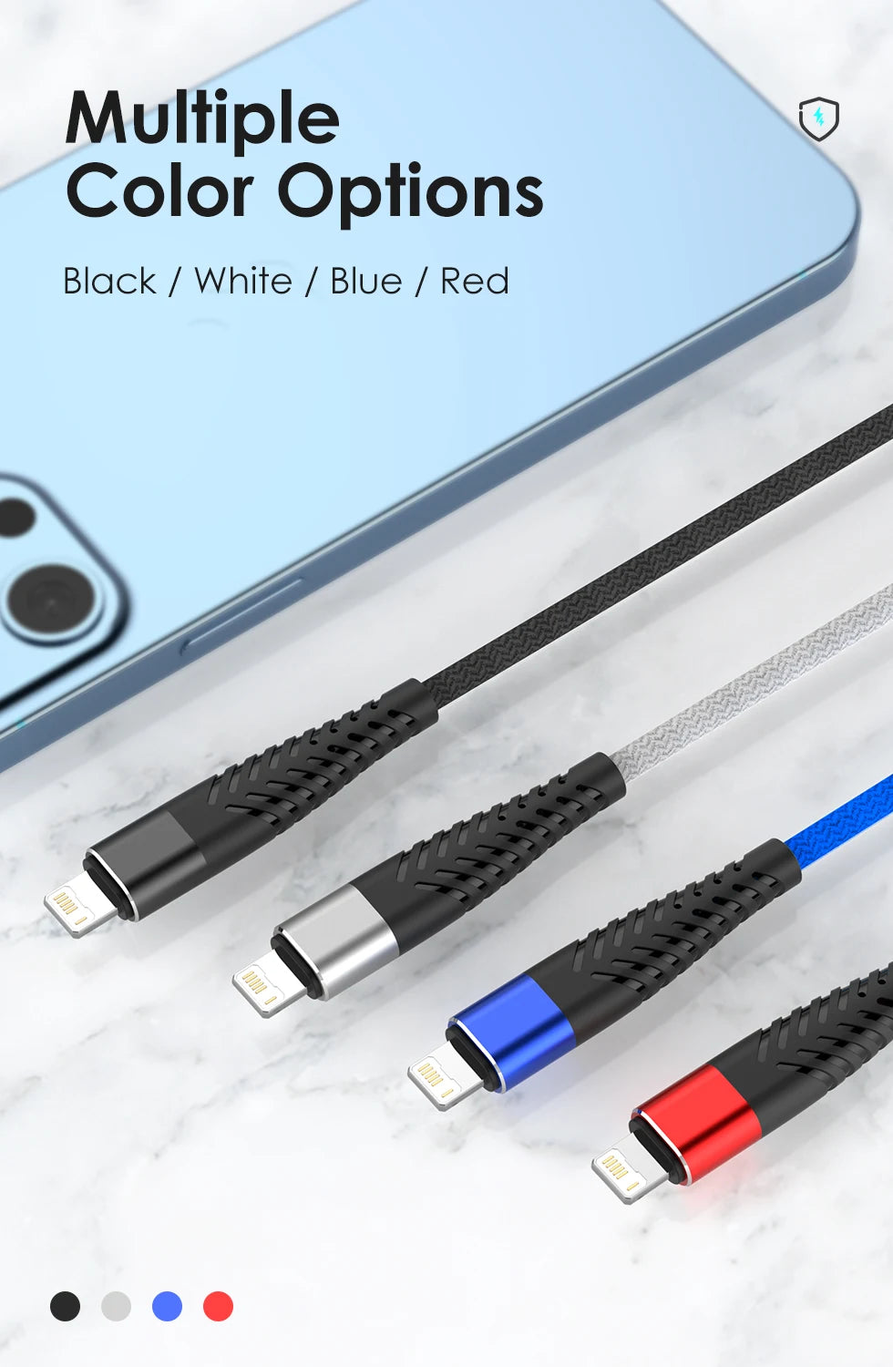 Cabo usb para iphone 14 13 12 11 pro max mini 6 6s 7 8 plus xs xr se ipad 3a carregamento rápido cabo de sincronização de dados do telefone 1m 2m 3m