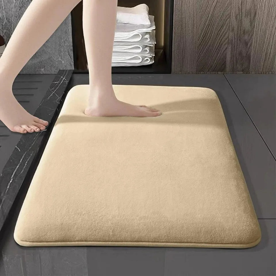 Tapete de chão super absorvente, tapete de banho super absorvente, reforçado,