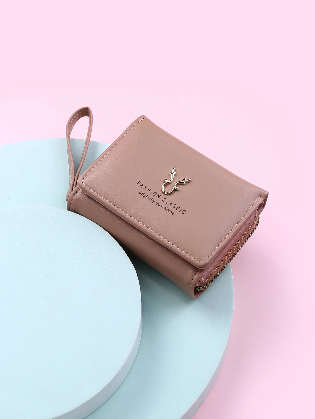 Marca de luxo das mulheres pequena carteira titular do cartão feminino carteiras curtas com bolsa de moedas para mulher senhoras couro do plutônio ferrolho mini embreagem