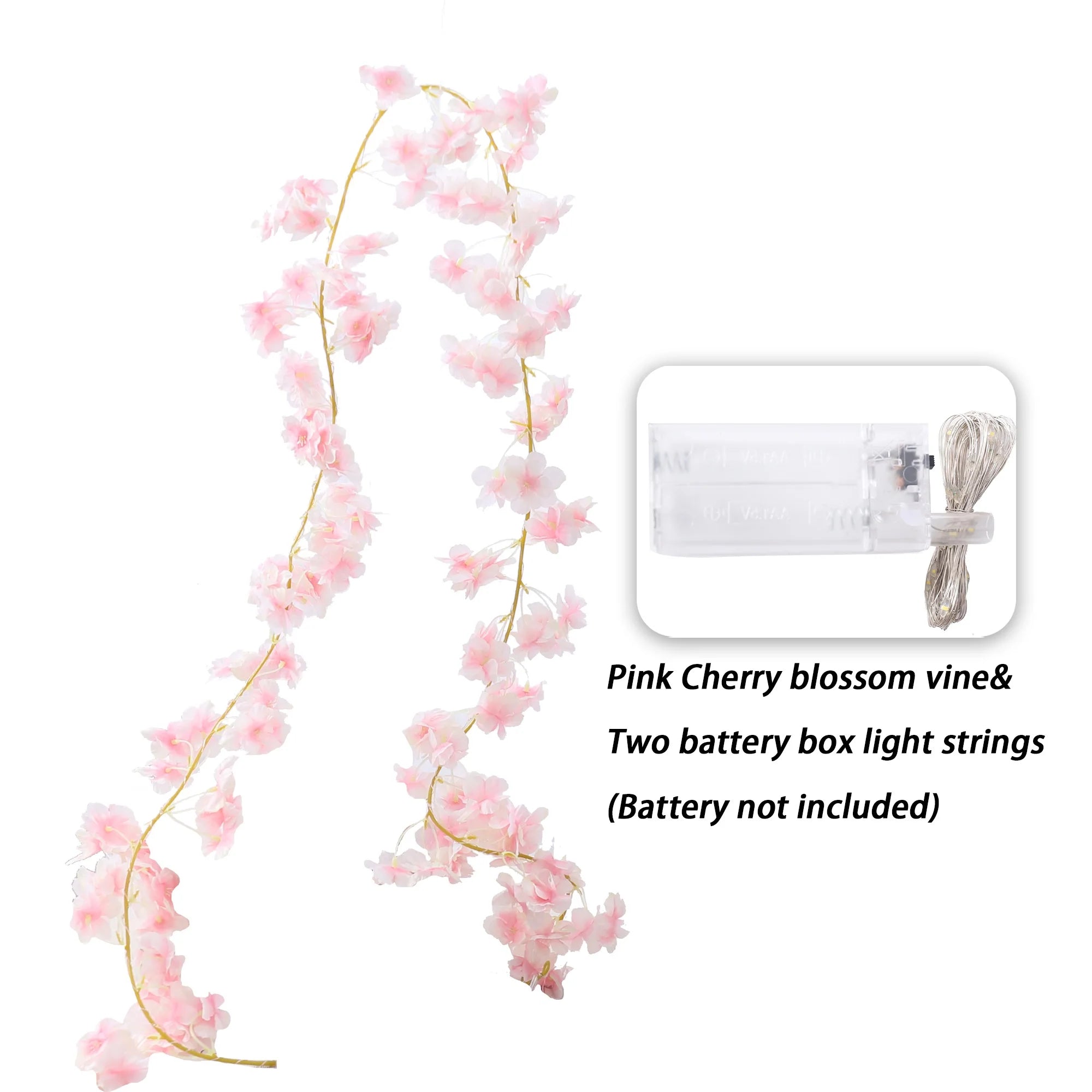180cm artificial sakura flores videira casamento jardim rosa arco decoração de festa em casa natal nupcial falso seda scrapbook plantas