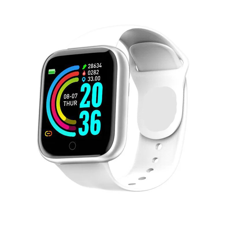 2024 novo relógio inteligente masculino monitor de freqüência cardíaca pressão arterial pulseira de fitness presente para ios e android smartphones y68