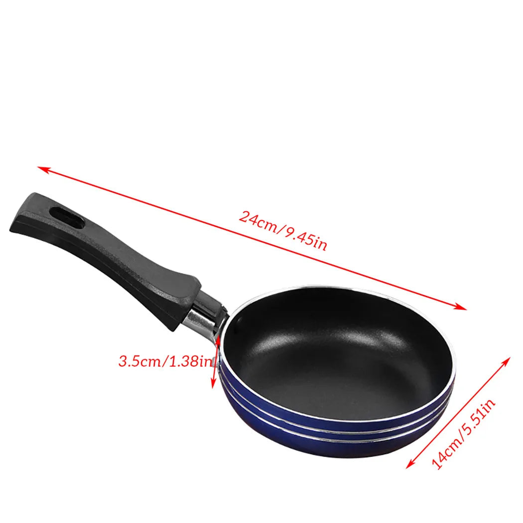 12cm/14cm/16cm mini frigideira de aço antiaderente frigideira panela cor aleatória para panelas de cozinha