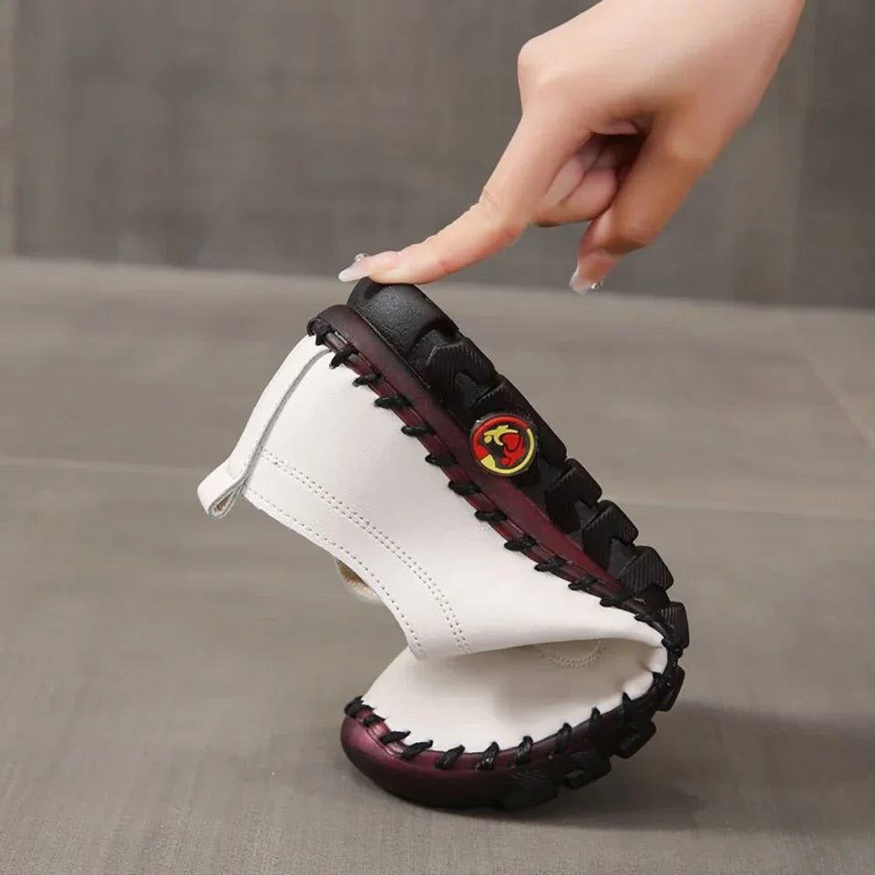Sapatos esportivos femininos de couro pu, tamanho grande 35-43 jardas, tênis de corrida, fundo plano com tiras elásticas, tênis para mulheres