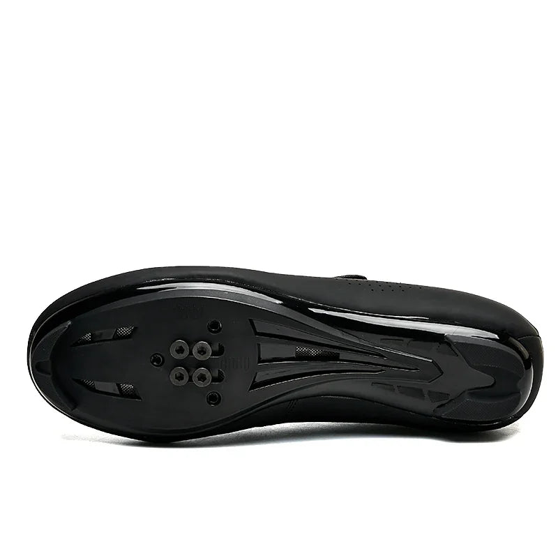 Tênis profissional masculino ultraleve fivelas duplas sapatos de ciclismo mtb luminoso sapatos de bicicleta de estrada auto-bloqueio sapatos de grampo de bicicleta