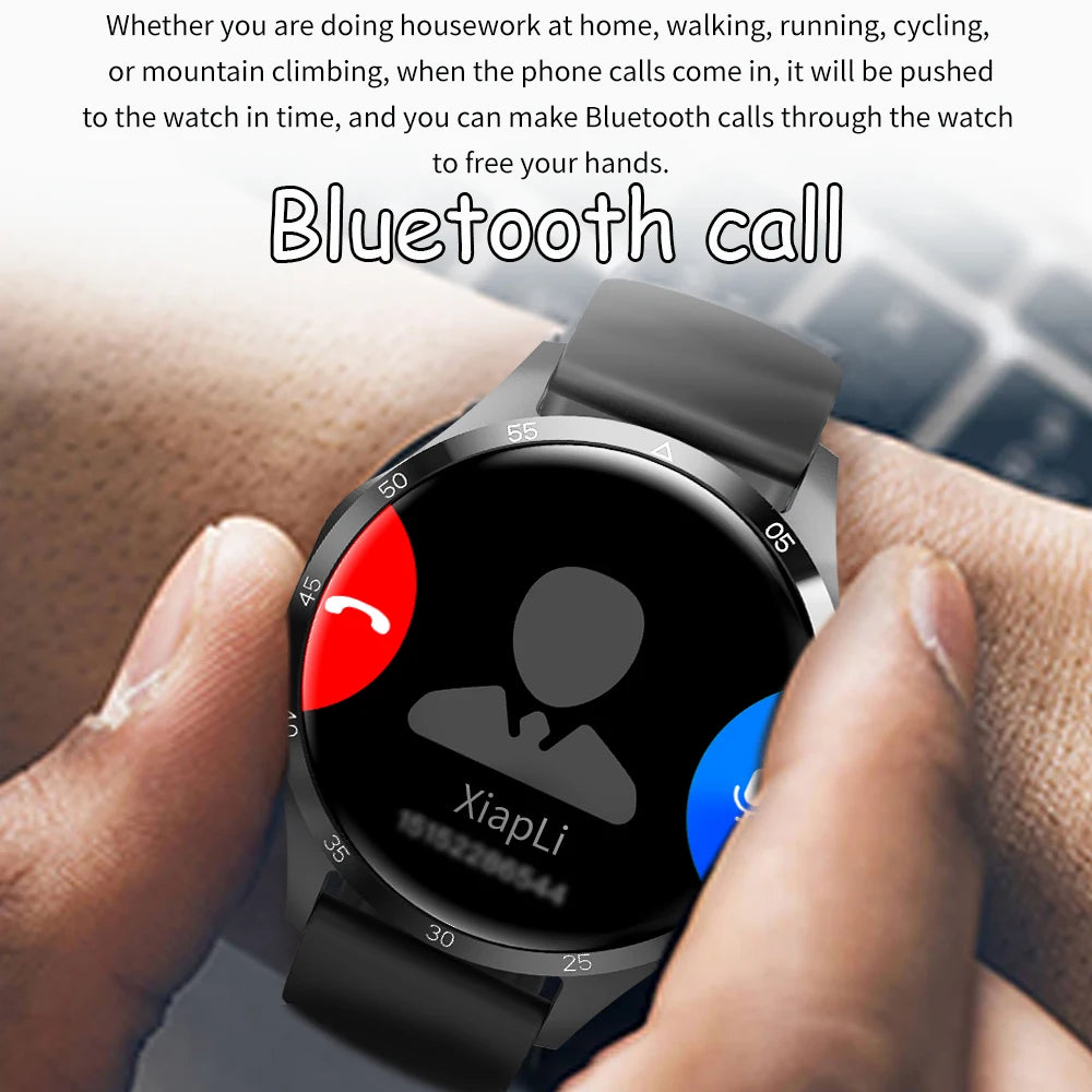 2025 para android gt4 pro gps nfc relógio inteligente masculino 360*360 tela amoled freqüência cardíaca bluetooth chamada ip68 à prova dip68 água homem smartwatch