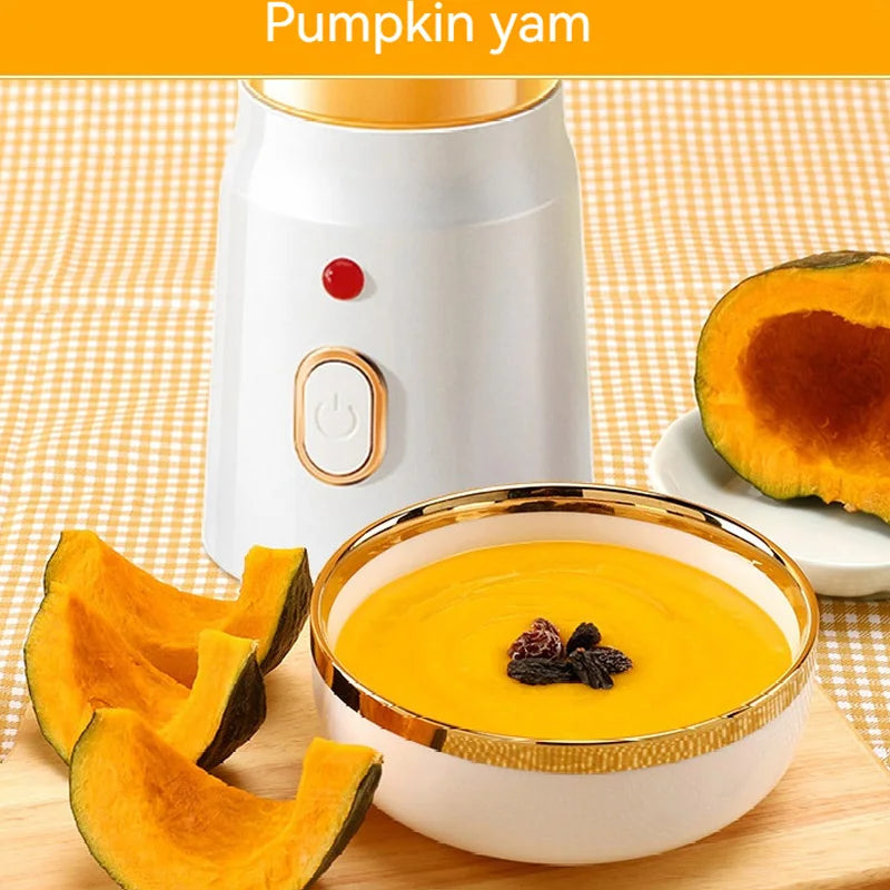 Liquidificador sem fio portátil, espremedor de frutas elétrico, máquina para esmagar gelo laranja, 10 lâminas, máquina auxiliar de alimentos, 1500ma, misturador
