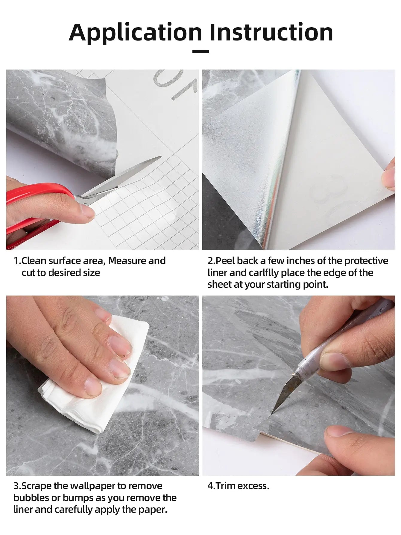 Folha de mármore decoração papel de parede autoadesivo impermeável à prova de óleo adesivos para móveis, armários, bancadas de cozinha renovação