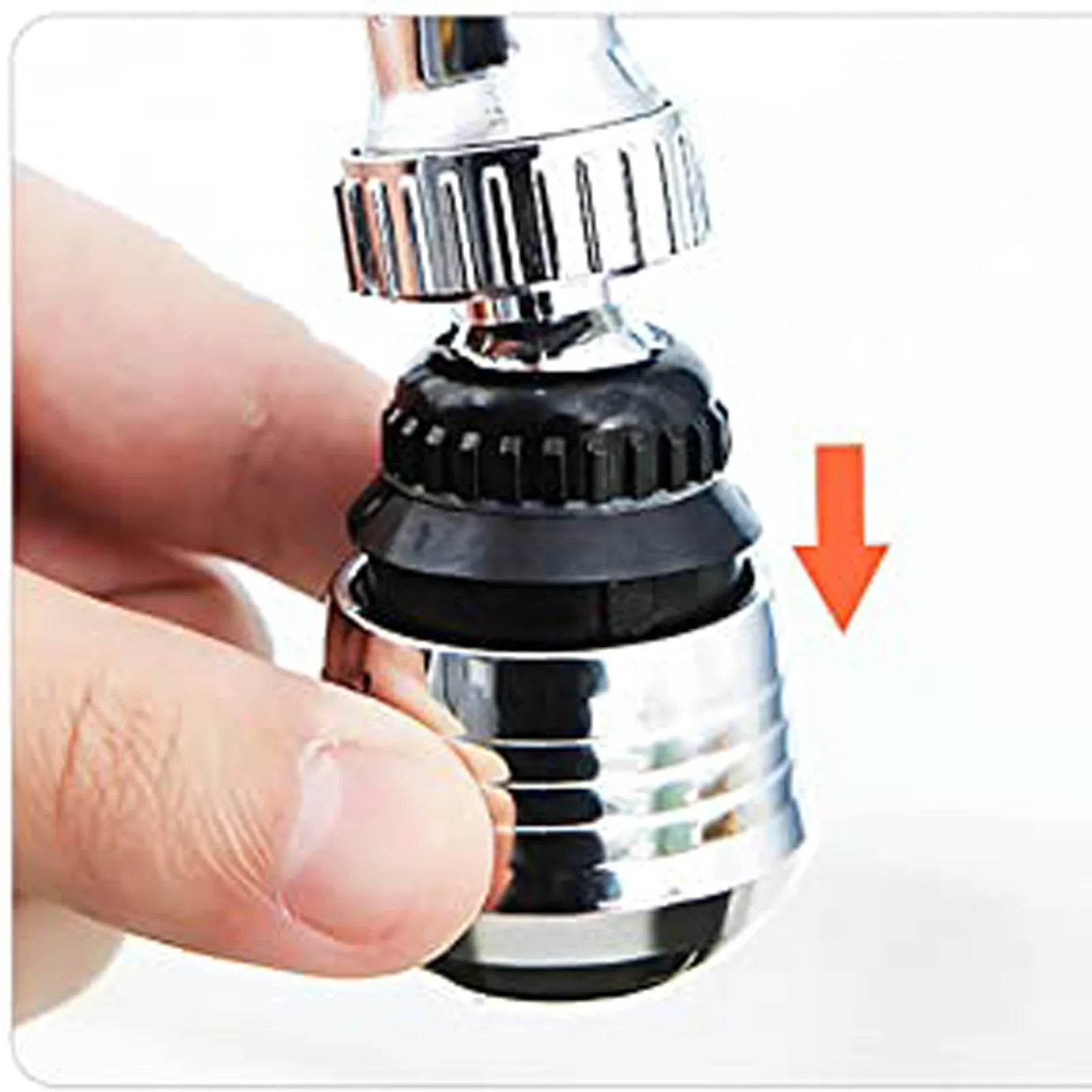 Sink Faucet Sprayer,360 Degree Rotatable Anti-Splash Faucet Nozzle Head with Hose,Tap Booster & Water Saving Kitchen Sink Faucet