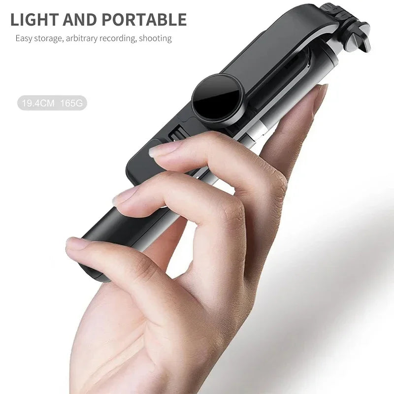 Xiaomi mijia selfie vara 1045mm sem fio bluetooth led luz de preenchimento tripé estendido com obturador remoto para android ios celular