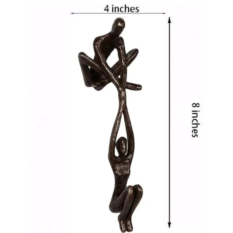 Homem levantamento mulher estatueta arte estátua amante escultura ornamento casa decoração de mesa dança casal escultura arte criativa