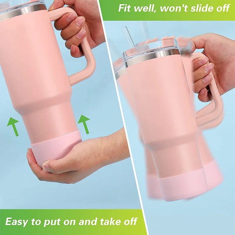 Almofada protetora de copo de silicone para Stanley Quencher Adventure 40oz Tumb