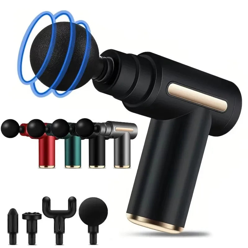 2027 portátil fáscia arma massagem de tecido profundo mini leve velocidade ajustável equipamento de massagem de corpo inteiro