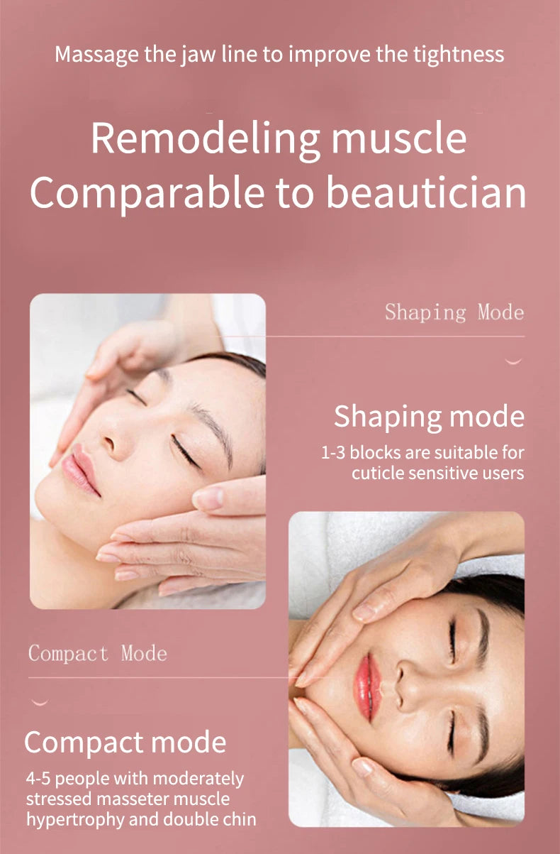 Dispositivo de levantamento facial led fóton terapia facial emagrecimento vibração massageador facial aquecido queixo duplo v rosto vibração massageador