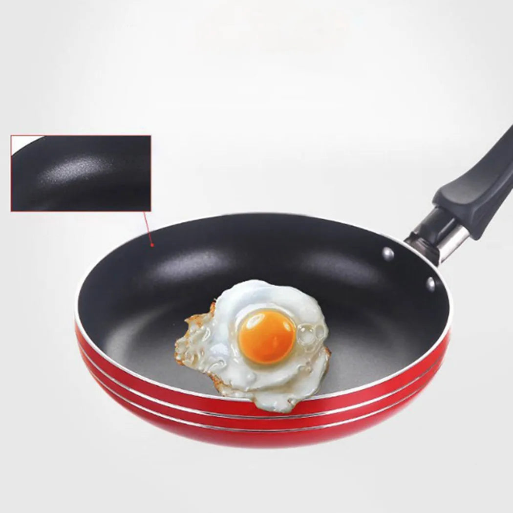 12cm/14cm/16cm mini frigideira de aço antiaderente frigideira panela cor aleatória para panelas de cozinha