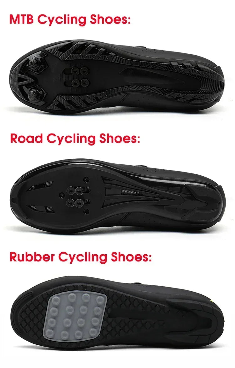 Tênis profissional masculino ultraleve fivelas duplas sapatos de ciclismo mtb luminoso sapatos de bicicleta de estrada auto-bloqueio sapatos de grampo de bicicleta