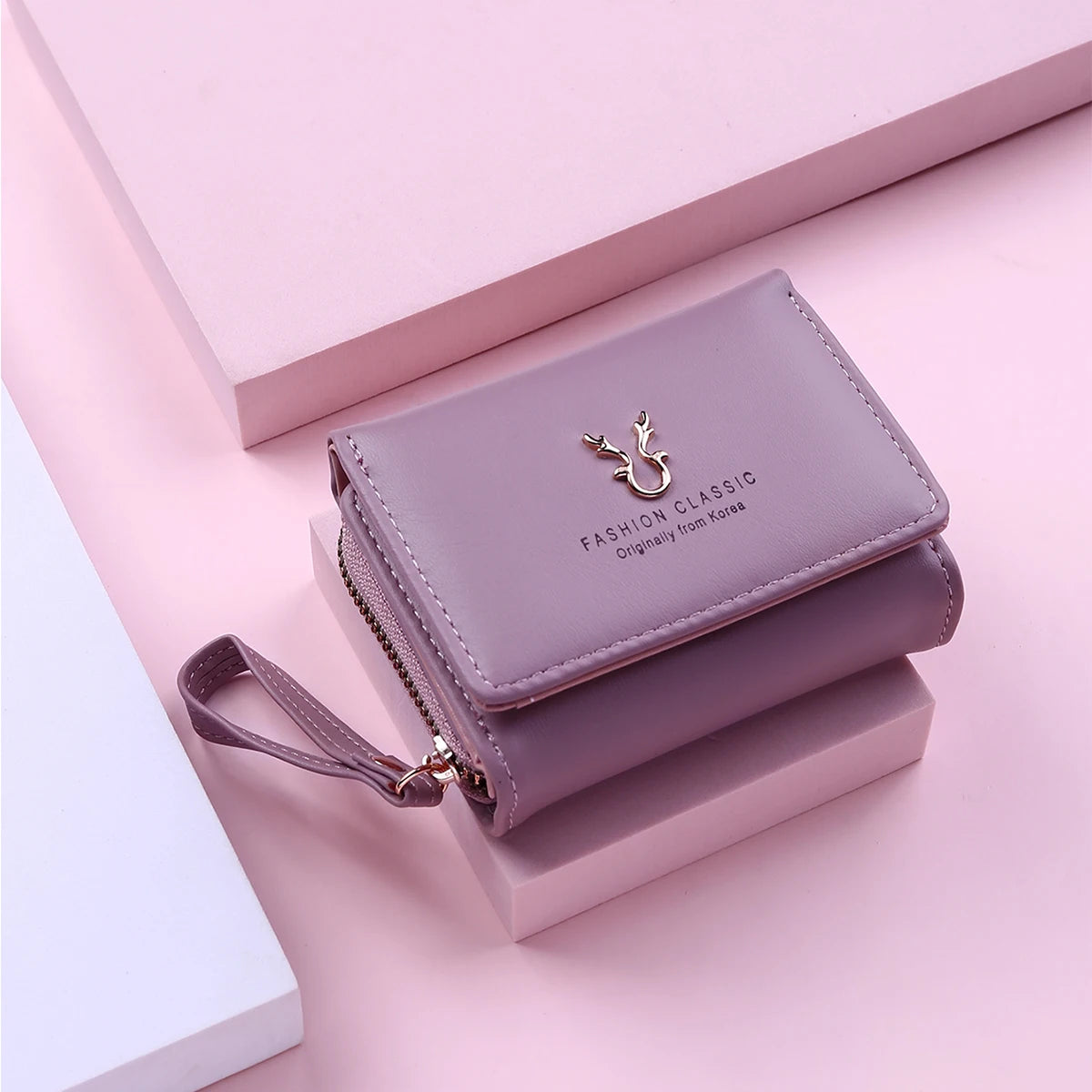 Marca de luxo das mulheres pequena carteira titular do cartão feminino carteiras curtas com bolsa de moedas para mulher senhoras couro do plutônio ferrolho mini embreagem