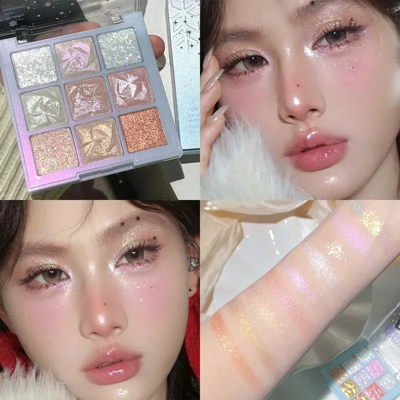 Paleta de Sombra com Glitter