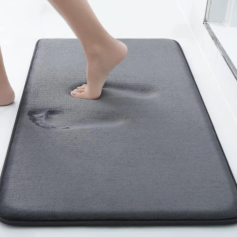Tapete de chão super absorvente, tapete de banho super absorvente, reforçado,