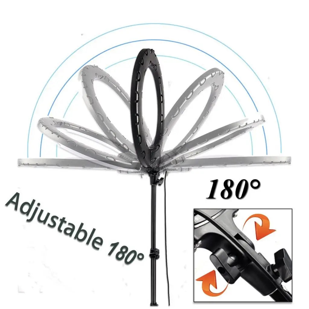 Iluminador Tipo Ring Light Anel Luz De 26cm E Tripé De 2 Metros Entrega Rápida Venda Nacional