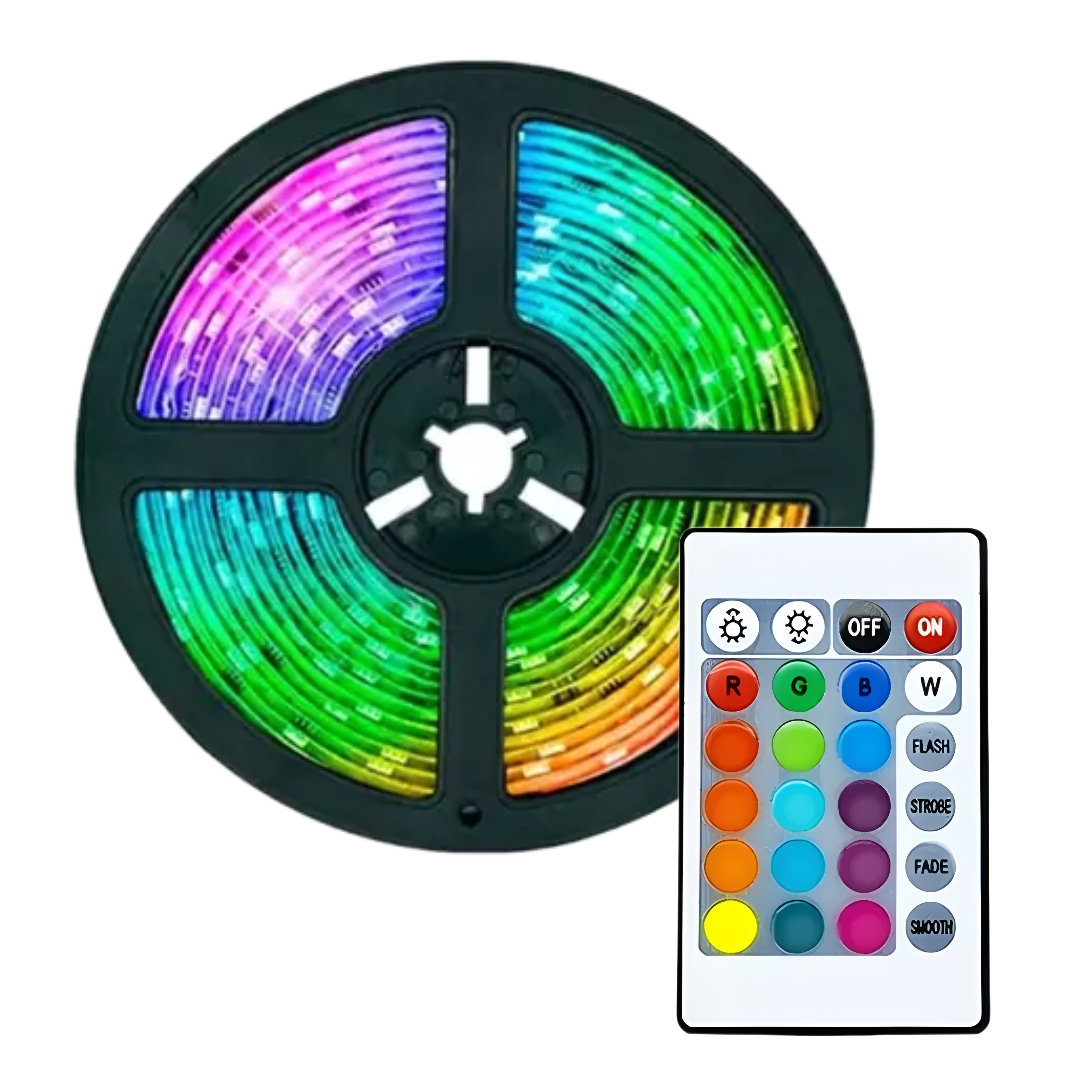 Fita De LED 5 Metros Mudança De Cor RGB Onex LED-9221 (FITALEDKP5M)