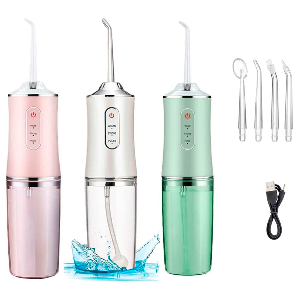 Irrigador Oral Jato D&#39;água Higiene Bucal Sem Fio (Ref. 9019_2441)Cor Branco
