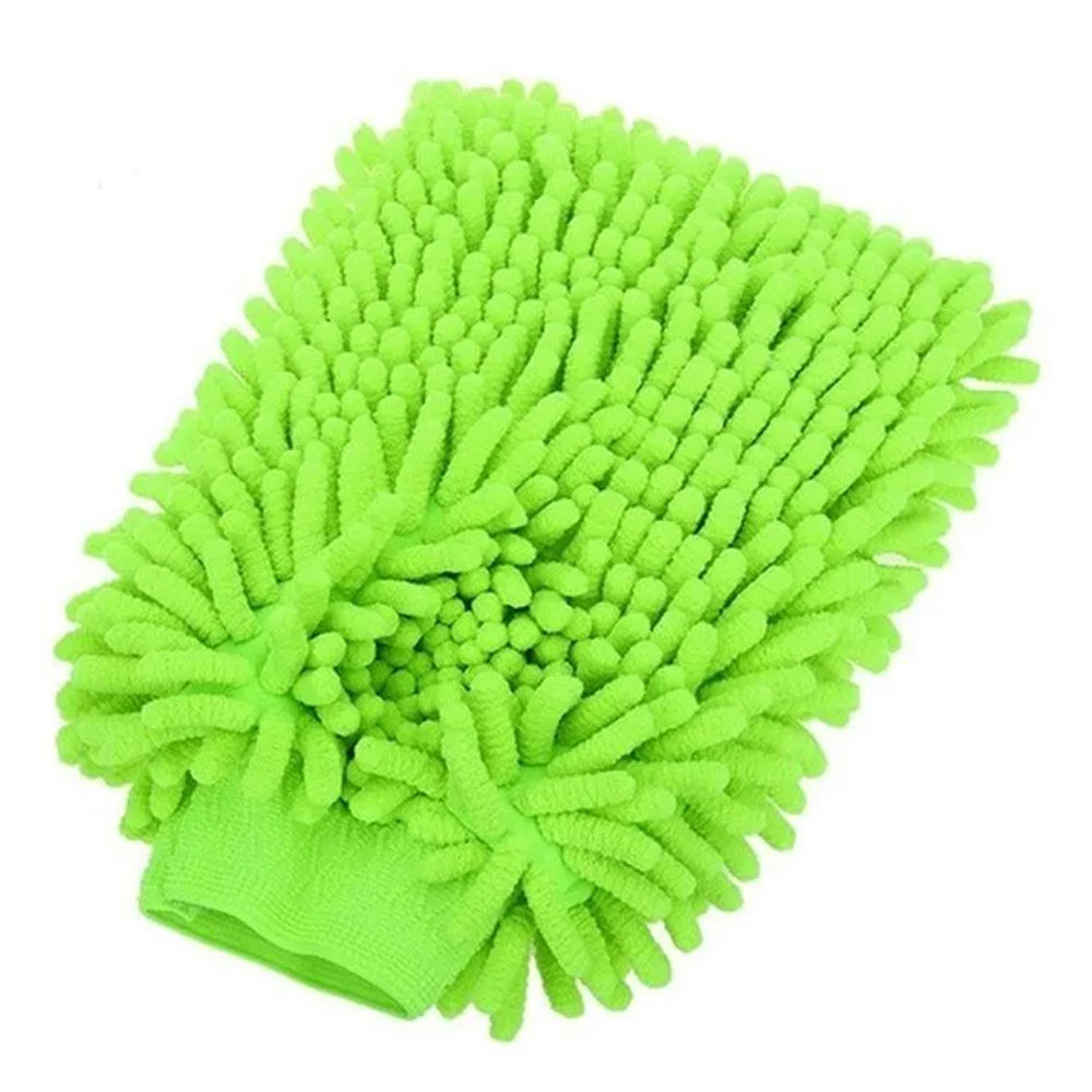 Luva Microfibra Espanador Pano Dupla Face Multiuso Limpeza e Polimento (8749)