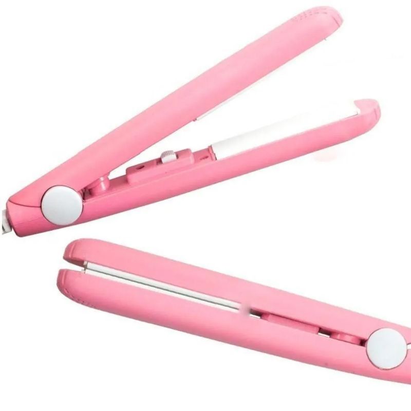 Mini Chapinha Prancha Portátil Viagem 180 Graus 110V-220V (7129)
