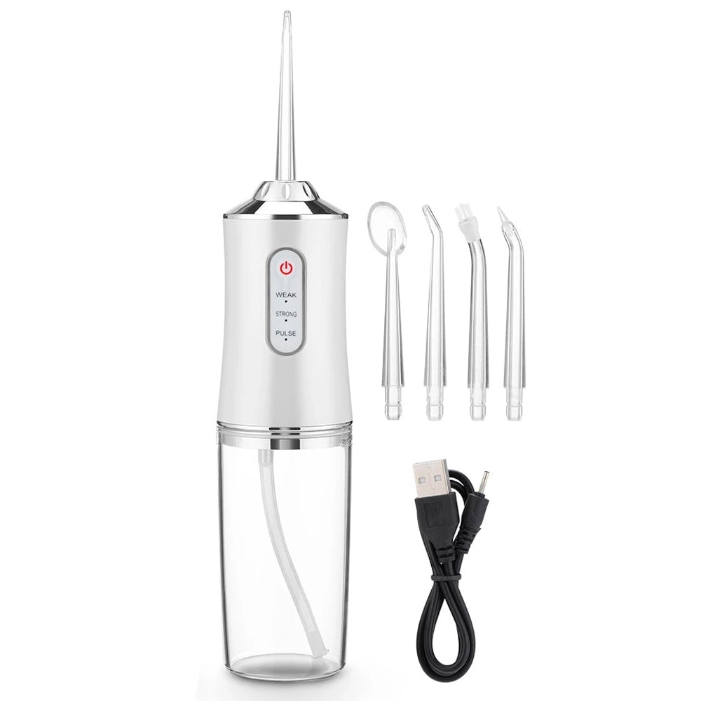 Irrigador Oral Jato D&#39;água Higiene Bucal Sem Fio (Ref. 9019_2441)Cor Branco