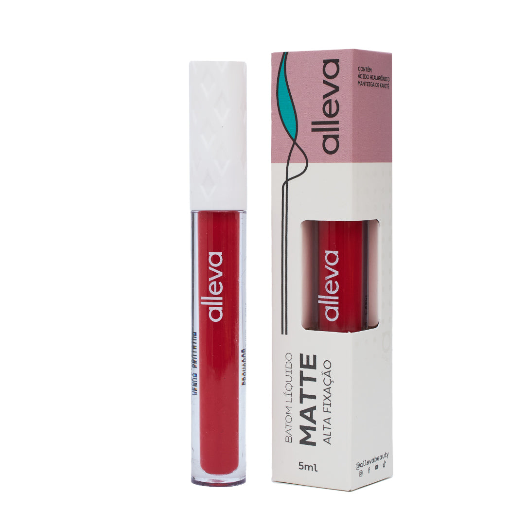 Batom Líquido Matte Cor 20 á 25 Alleva 5ml Cor:20 (723563)