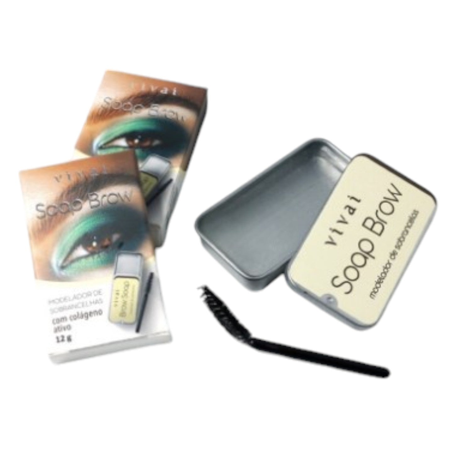 Modelador de Sobrancelha Incolor Soap Brow Vivai (HTG8UBN6B)