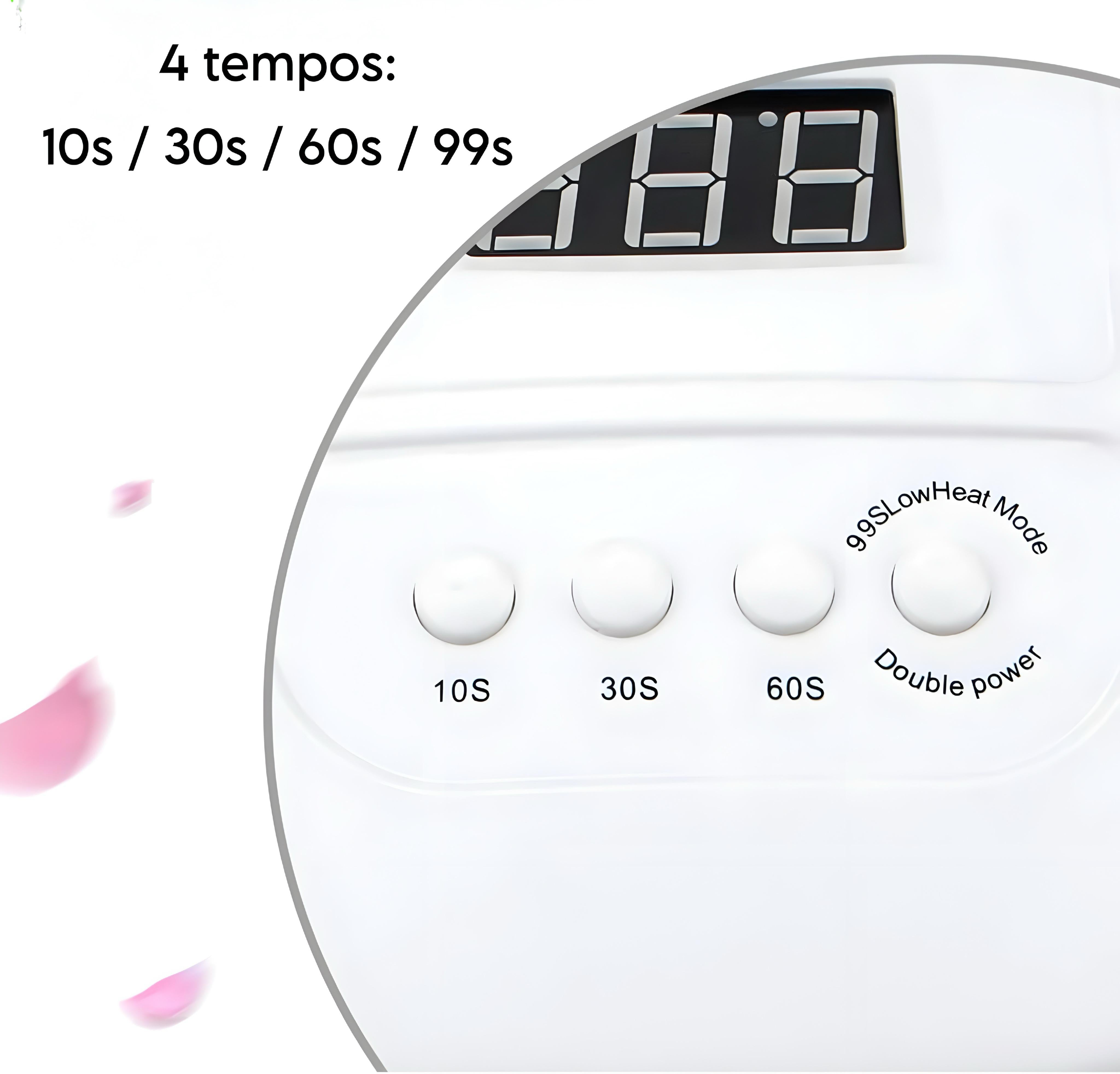 Cabine De Unhas LED UV Para Secar Gel B-Max BM-F1184 (GELBMF1184)